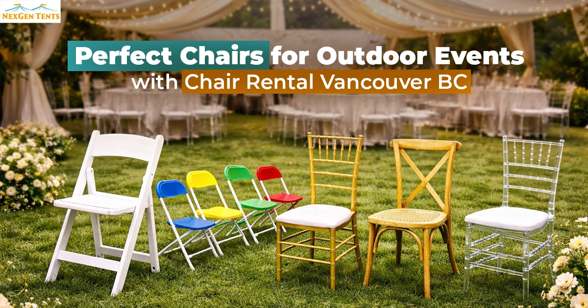 Perfect Chairs for Outdoor Events with Chair Rental Vancouver BC