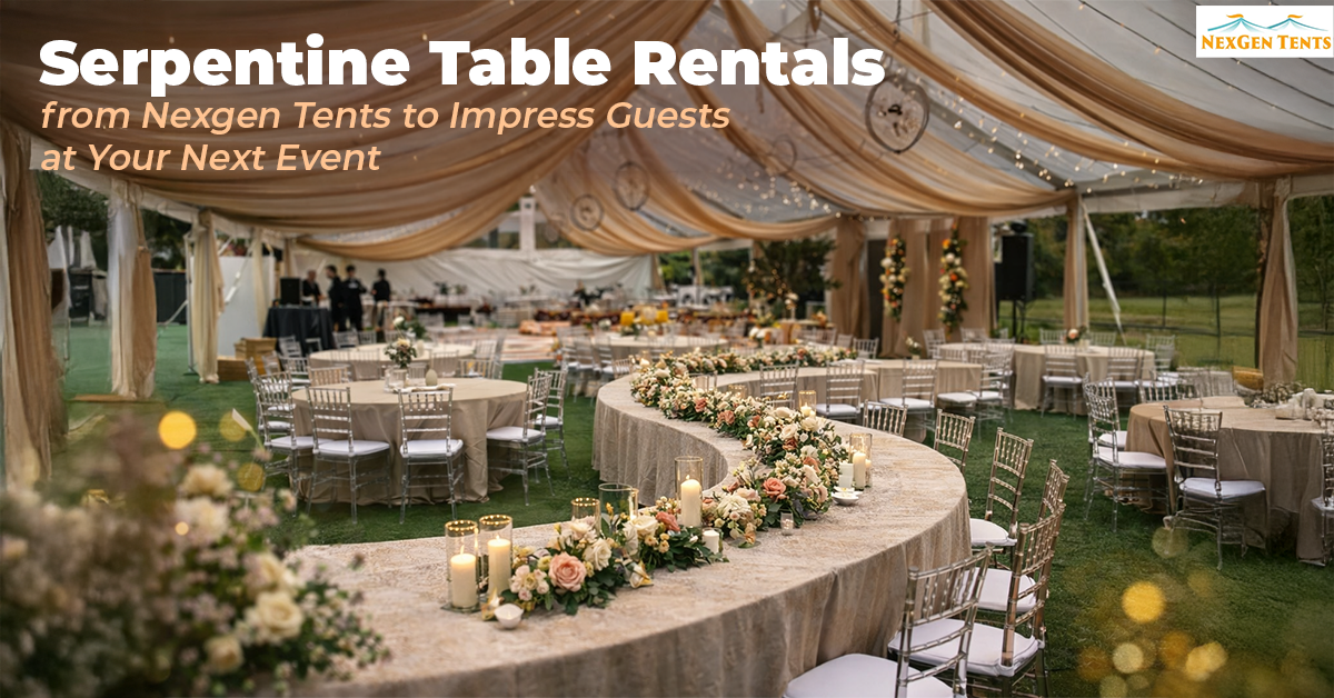 Breaking the Grid Using Serpentine Tables to Transform Your Event Layout